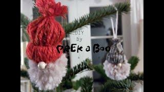 See how to make these cute cardboard and yarn gnomes with bubble hats. Peekaboodesign.dk