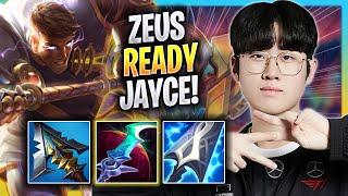 ZEUS IS READY TO PLAY JAYCE! - T1 Zeus Plays Jayce TOP vs Fiora! | Season 2023