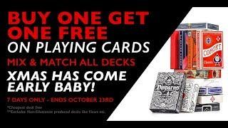 Buy One Get One FREE @Ellusionist - 7 DAYS ONLY