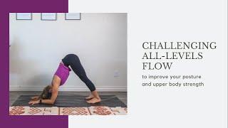 Yoga for Better Posture | 50 Minute Yoga Class | Challenging Vinyasa Flow