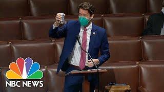 Rep. Joe Cunningham Cracks Open A Beer During Farewell Speech On House Floor | NBC News NOW