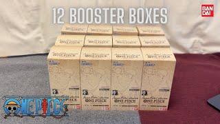 OPENING 12 BOOSTER BOXES OF EB02 ANIME 25th COLLECTION ONE PIECE