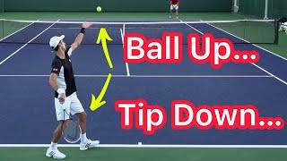 Easy Way To Hit Faster Serves (Tennis Technique Explained)