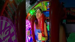 beautiful girl First Time Slingshot Ride #shorts #slingshotride #slingshotshorts