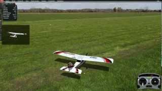 How to fly 4 channel RC airplane