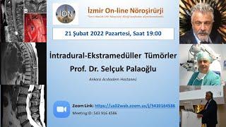 İON 209. Lecture, Palaoğlu: İntradural Ekstramedüller Omurilik Tümörleri 21.02.22