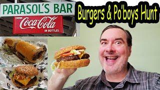 New Orleans Travel Vlog: Travel Search for Best Burgers & Roast Beef Po’boys at Parasol’s