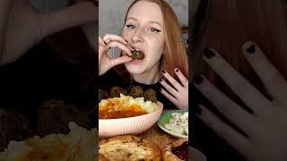 ASMR MUKBANG  пюрешка и котлеты  #mukbang #асмр #asmr #eating #asmrfood #asmrrelaxing #asmreating