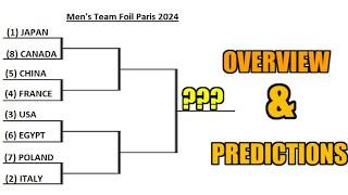 Paris 2024 Mens Team Foil Tableau & Predictions ft. Jake Hurst GBR