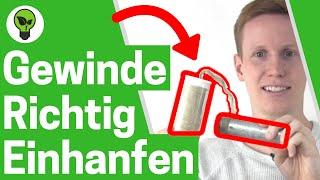 Gewinde Einhanfen  ULTIMATIVE ANLEITUNG: Wie Wasserleitung, Gewinde & Eckventil mit Hanf Abdichten?