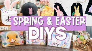 Beautiful Spring & Easter DIY Decor Ideas!  Decorating on a budget!