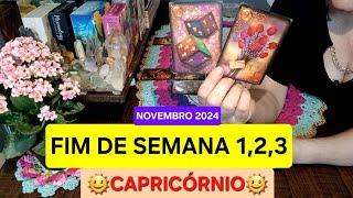 CAPRICÓRNIO FIM DE SEMANA 1,2,3 DE NOVEMBRO DE 2024️2 acontecimentos para o fim de semana