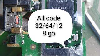 Samsung  32/64/128 gb emmc code last