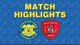 HIGHLIGHTS | Stockton Town 5-0 Workington AFC