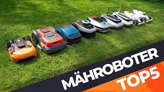 MÄHROBOTER TEST 2024 – TOP 5 beste Rasenroboter  | Suche nach dem Testsieger!