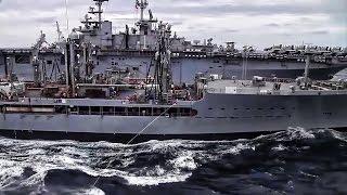 Double Underway Replenishment • U.S. Navy