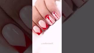 Red Nail Design idea #shorts