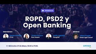 Webinar: RGPD, PSD2 y Open Banking