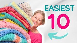 Top 10 Mindless Crochet Blanket Patterns You Need in 2025!