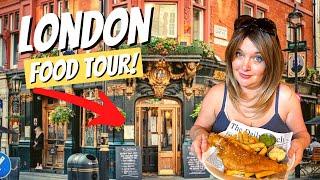 LONDON FOOD TOUR! British Food Is NOT What American’s Think!!