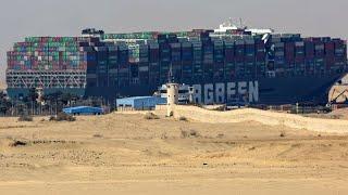 Suez Salvage Team to Try Refloating Stuck Container Ship