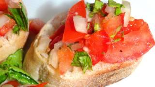 Bruschetta selber machen einfachKochen Rezept Brot Snack