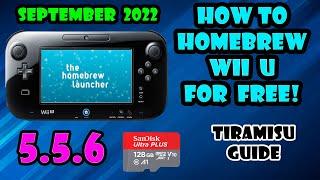 How to Homebrew Wii U  5.5.6 (Tiramisu guide Working MAY 2023)