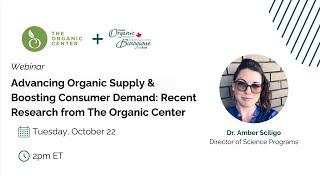 Advancing Organic Supply & Boosting Consumer Demand: Recent Research from The Organic Center