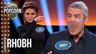 Real Housewives of Beverly Hills Vs. Andy Cohen on Celebrity Family Feud with STEVE HARVEY