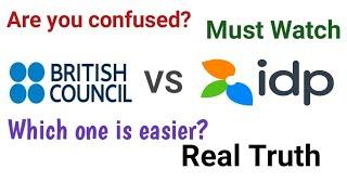 British Council VS IDP | Which one is easier | ielts exam results | Difference Between BC And IDP