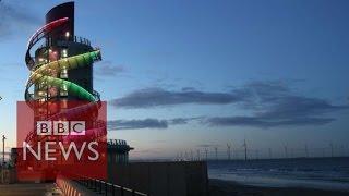 What is Redcar's 'vertical pier'? BBC News