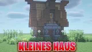 Minecraft kleines Haus bauen Survival Tutorial Deutsch mit Einrichtung