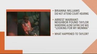 Brianna Williams faces charges of child neglect, giving false information to investigators in the ca