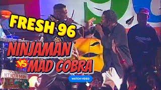 Ninja Man vs Mad Cobra! Epic Showdown at Fresh 96 Merciless, Papa San, Monster Shack  #viral 