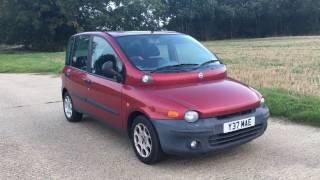 FIAT MULTIPLA 1.9 JTD DIESEL ENGINE VIDEO REVIEW