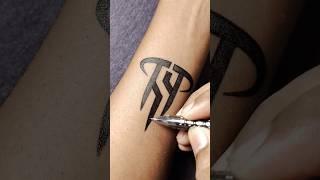 very easy tattoo by pen..........#tattoo #temporarytattoo #tattoodesigns #asmr #art #tattooideas