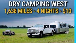 RV Day in the Life: Dry Camping All the Way West!