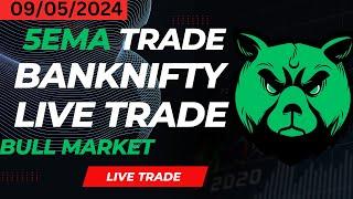 5 Sep Live Scalping Trading BankNifty Today | EMA Scalping 1 Minute Chart  | Arunraj(Trader)