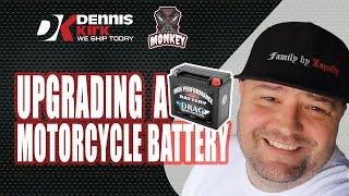 Upgrading a #motorcycle battery with @ProfessionalMonkey