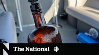 #TheMoment a man found a vintage liquor stash in a northern Ontario lake