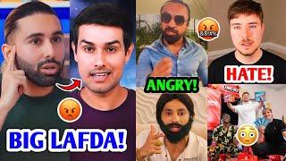 LAFDA EVERYWHERE...Orry Vs Dhruv Rathee, Harsh Beniwal Vs Ajaz Khan! | MrBeast, Neeraj Chopra |