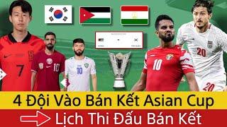 Xác Định 4 Đội Vào Bán Kết Asian Cup 2023 | Lịch Thi Đấu Bán Kết, Chung Kết