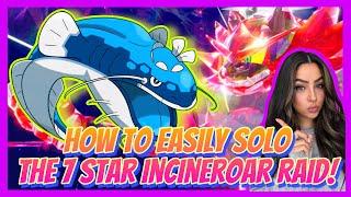 The EASIEST Way To SOLO The 7 Star Incineroar Raid! | Pokemon Scarlet & violet