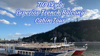 TUI Skyla - Superior French Balcony Cabin Tour