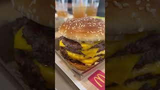 McDonald's Quadruple Quarter Pounder with Big Mac Sauce Hack | Burger Beast #mcdonalds