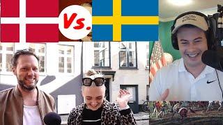 American Reacts Swedish vs Danish - Language Challenge in Copenhagen