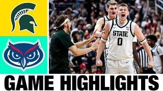 #20 Michigan State vs Florida Atlantic Highlights | NCAA Men's Basketball | 2024 College Basketball