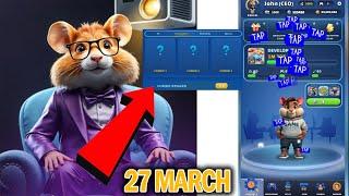 HAMSTER KOMBAT GAMEDEV DAILY COMBO | HAMSTER KOMBAT DAILY COMBO | 27