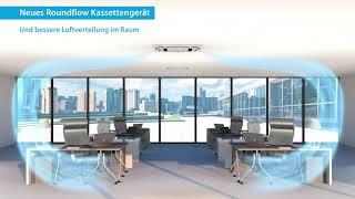 Daikin - Die neuen Roundflow Kassettengeräte