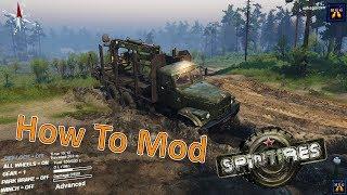 SPINTIRES - HOW TO INSTALL MODS